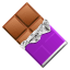 Reep chocola U+1F36B Reep chocola U+1F36B