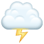Wolk met bliksem Whatsapp U+1F329 Wolk met bliksem Whatsapp U+1F329