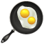 Spiegelei emoji U+1F373 Spiegelei emoji U+1F373
