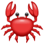 Krab emoji U+1F980 Krab emoji U+1F980