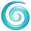 Spiraal emoji U+1F300 Spiraal emoji U+1F300