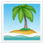 Eiland emoji U+1F3DD Eiland emoji U+1F3DD