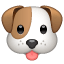 Hond emoji U+1F436 Hond emoji U+1F436