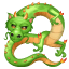 Draak emoji U+1F409 Draak emoji U+1F409