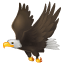 Roofvogel emoji U+1F985 Roofvogel emoji U+1F985