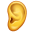 Oor emoji U+1F442 Oor emoji U+1F442