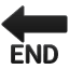 End pijl emoji U+1F51A End pijl emoji U+1F51A