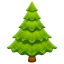 Naaldboom emoji U+1F332 Naaldboom emoji U+1F332
