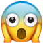 Door angst verlamde emoji U+1F631 Door angst verlamde emoji U+1F631