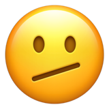 Emoji met scheve mond U+1FAE4 Emoji met scheve mond U+1FAE4