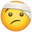 Emoji met verband U+1F915 Emoji met verband U+1F915