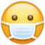 Emoji met mondkapje U+1F637 Emoji met mondkapje U+1F637