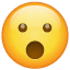 Emoji met opengevallen mond U+1F62E Emoji met opengevallen mond U+1F62E