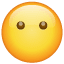 Emoji zonder mond U+1F636 Emoji zonder mond U+1F636