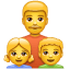 Man met kinderen U+1F468 U+1F467 U+1F466 Man met kinderen U+1F468 U+1F467 U+1F466