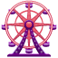 Reuzenrad emoji U+1F3A1 Reuzenrad emoji U+1F3A1