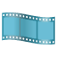 Filmstrip emoji U+1F39E Filmstrip emoji U+1F39E