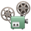 Projector smiley U+1F4FD Projector smiley U+1F4FD