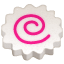 Japanse surimi emoji U+1F365 Japanse surimi emoji U+1F365