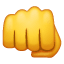 Vuist emoji U+1F44A Vuist emoji U+1F44A