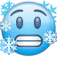 Blauw gezicht U+1F976 Blauw gezicht U+1F976