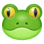 Kikker emoji U+1F438 Kikker emoji U+1F438