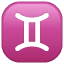 Tweelingen sterrenbeeld U+264A Tweelingen sterrenbeeld U+264A