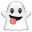 Spook emoji U+1F47B Spook emoji U+1F47B