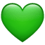 Groen hart Whatsapp U+1F49A Groen hart Whatsapp U+1F49A