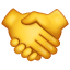 Handschudende emoji U+1F91D Handschudende emoji U+1F91D