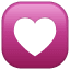 Hart ingelijst U+1F49F Hart ingelijst U+1F49F