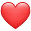 Rood hart emoji U+2764 Rood hart emoji U+2764