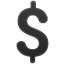 Dollar emoji U+1F4B2 Dollar emoji U+1F4B2