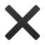 X emoji U+2716 X emoji U+2716