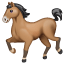 Paard emoji U+1F40E Paard emoji U+1F40E