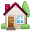Huis met tuin U+1F3E1 Huis met tuin U+1F3E1