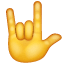 ILY symbool Whatsapp U+1F91F ILY symbool Whatsapp U+1F91F