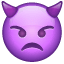Duivel emoji U+1F47F Duivel emoji U+1F47F