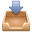 Inkomende post emoji U+1F4E5 Inkomende post emoji U+1F4E5