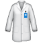 Laboratoriumjas emoji U+1F97C Laboratoriumjas emoji U+1F97C