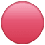 Rode cirkel emoji U+1F534 Rode cirkel emoji U+1F534