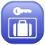 Bord koffer met sleutel U+1F6C5 Bord koffer met sleutel U+1F6C5