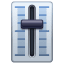 Schuifregelaar emoji U+1F39A Schuifregelaar emoji U+1F39A