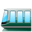 Sneltrein emoji U+1F688 Sneltrein emoji U+1F688
