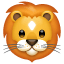 Leeuw U+1F981 Leeuw U+1F981