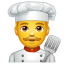 Kok emoji U+1F468 U+1F373 Kok emoji U+1F468 U+1F373