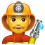 Brandweerman U+1F468 U+1F692 Brandweerman U+1F468 U+1F692