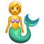Zeemeermin emoji U+1F9DC Zeemeermin emoji U+1F9DC