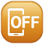 Mobiele telefoon uit symbool U+1F4F4 Mobiele telefoon uit symbool U+1F4F4