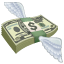 Geld met vleugels U+1F4B8 Geld met vleugels U+1F4B8